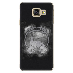 Plastový kryt - Škodovácí - Dark logo na mobil Samsung Galaxy A3 2016