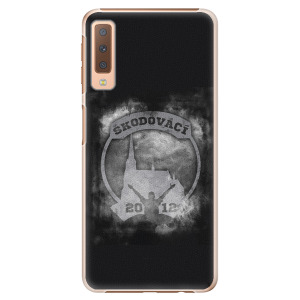 Plastový kryt - Škodovácí - Dark logo na mobil Samsung Galaxy A7 (2018)