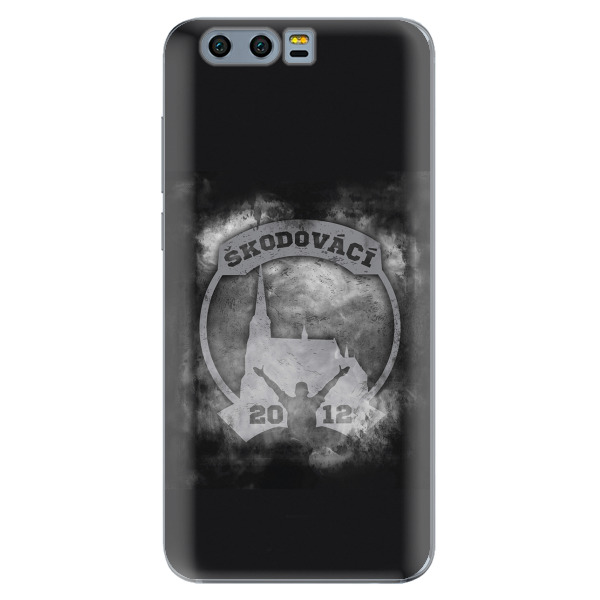 Silikonové pouzdro - Škodovácí - Dark logo na mobil Honor 9