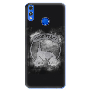 Silikonové pouzdro - Škodovácí - Dark logo na mobil Honor 8X