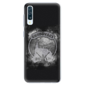 Plastový kryt - Škodovácí - Dark logo na mobil Samsung Galaxy A50