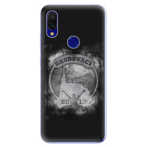 Odolné silikonové pouzdro iSaprio - Škodovácí - Dark logo na mobil Xiaomi Redmi 7