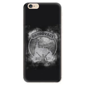 Odolné silikonové pouzdro iSaprio - Škodovácí - Dark logo na mobil Apple iPhone 6/6S