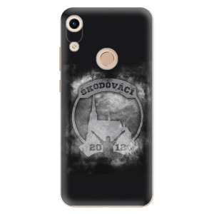 Odolné silikonové pouzdro iSaprio - Škodovácí - Dark logo na mobil Honor 8A