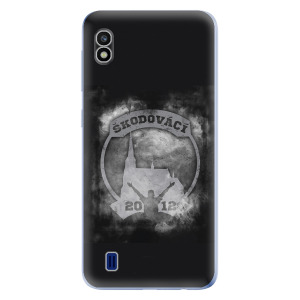 Odolné silikonové pouzdro iSaprio - Škodovácí - Dark logo na mobil Samsung Galaxy A10