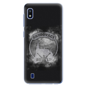 Plastový kryt - Škodovácí - Dark logo na mobil Samsung Galaxy A10
