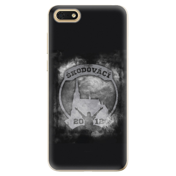 Silikonové pouzdro - Škodovácí - Dark logo na mobil Honor 7S
