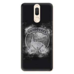 Silikonové pouzdro - Škodovácí - Dark logo na mobil Huawei Mate 10 Lite
