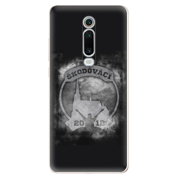 Silikonové pouzdro - Škodovácí - Dark logo na mobil Xiaomi Mi 9T Pro