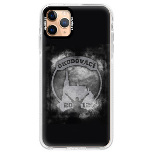 Silikonové pouzdro Bumper iSaprio - Škodovácí - Dark logo na mobil Apple iPhone 11 Pro Max