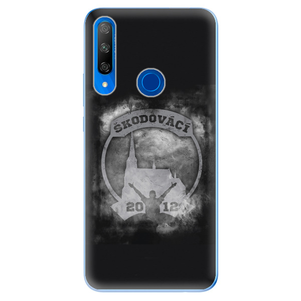 Silikonové pouzdro - Škodovácí - Dark logo na mobil Honor 9X