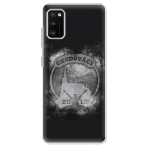 Plastový kryt - Škodovácí - Dark logo na mobil Samsung Galaxy A41