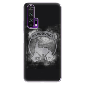 Silikonové pouzdro - Škodovácí - Dark logo na mobil Honor 20 Pro