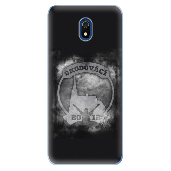 Silikonové pouzdro - Škodovácí - Dark logo na mobil Xiaomi Redmi 8A