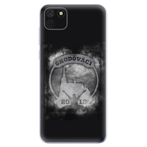 Silikonové pouzdro - Škodovácí - Dark logo na mobil Huawei Y5p