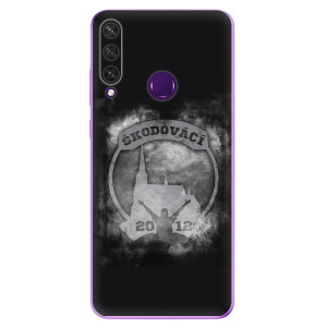 Silikonové pouzdro - Škodovácí - Dark logo na mobil Huawei Y6p