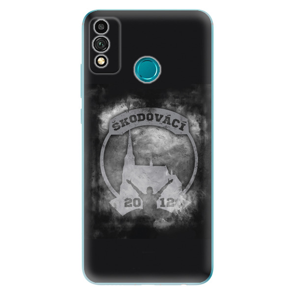 Silikonové pouzdro - Škodovácí - Dark logo na mobil Honor 9X Lite