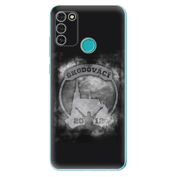 Silikonové pouzdro - Škodovácí - Dark logo na mobil Honor 9A