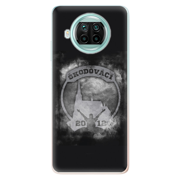 Silikonové pouzdro - Škodovácí - Dark logo na mobil Xiaomi Mi 10T Lite