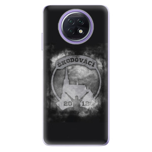 Odolné silikonové pouzdro iSaprio - Škodovácí - Dark logo na mobil Xiaomi Redmi Note 9T 5G